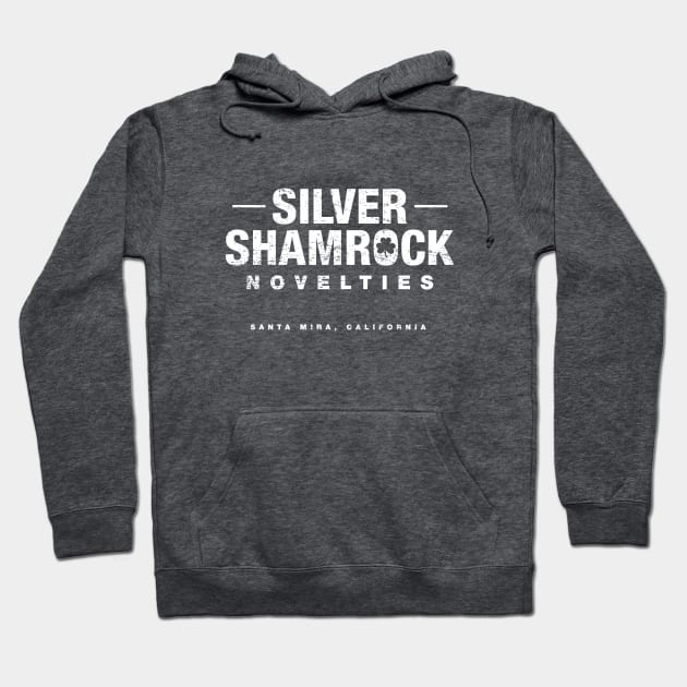 Silver Shamrock Novelties (aged look) Hoodie by MoviTees.com